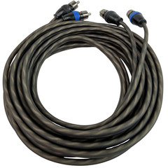Sky High Car Audio Twisted OFC RCA Cable 2 Channel Car Audio Interconnect