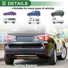 Single Plastic,Metal Reverse Parking Radar System Universal