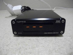 Topping D10 Black Mini USB DAC – ES9018K2M/XU208 – PCM 384kHz DSD256 CIB