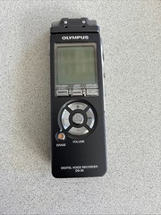 Working Olympus DS-30 Digital Voice Recorder With Protective Cover Needs Battery