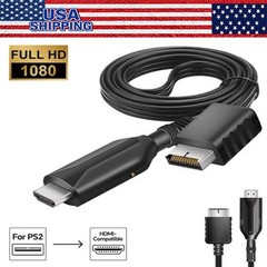 For Sony PS1 PS2 to HDMI Adapter Cable Game Console Audio Video Converter Lot