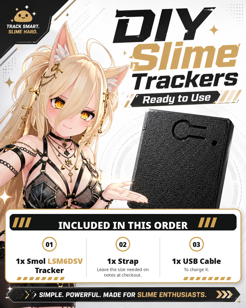 SlimeVR Compatible Full-Body Trackers 1x Smol LSM6DSV SlimeVR Trackers