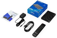 vSeeBox V6 Max Android 14 TV Box with WiFi 6, Backlit Bluetooth Remote, 4GB+64GB