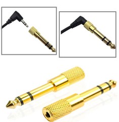 1/8 3.5mm Female to 1/4 6.5mm Male Headphone Stereo Audio Jack Adapter Plug US