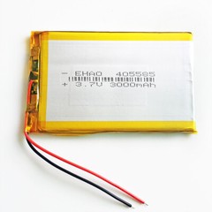 3.7V 3000mAh 405585 Lipo Li Polymer Rechargeable Battery For DVD Cell Phone GPS