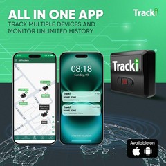 Tracki GPS Tracker for Vehicles – Real-Time 4G LTE (SUBSCRIPTION REQUIRED)