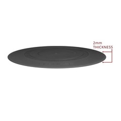 Fluance Turntable Platter Mat (Rubber Black) – Audiophile Grade