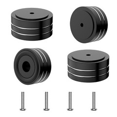 4pcs Aluminum HiFi Audio Amp Speaker Turntable Isolation Feet Equipment Base Pad