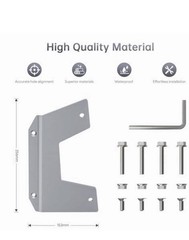 XLTTYWL Starlink Mini Flat Mount for RV Roof Wood Metal Plastic Vehicle Rails