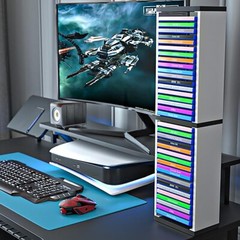 VIDEO GAME STORAGE TOWER ORGANIZER FOR PS5 PS4 PS3 NINTENDO SWITCH XBOX 36 DISCS