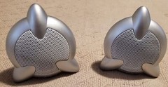 Mini Speakers 2 Inches Gray