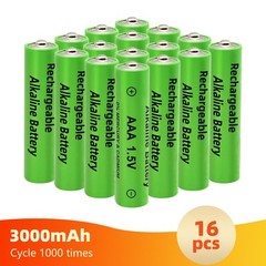 16Pcs AA AAA Rechargeable Battery Alkaline Batteries 3000mah 1.5V Power Charger