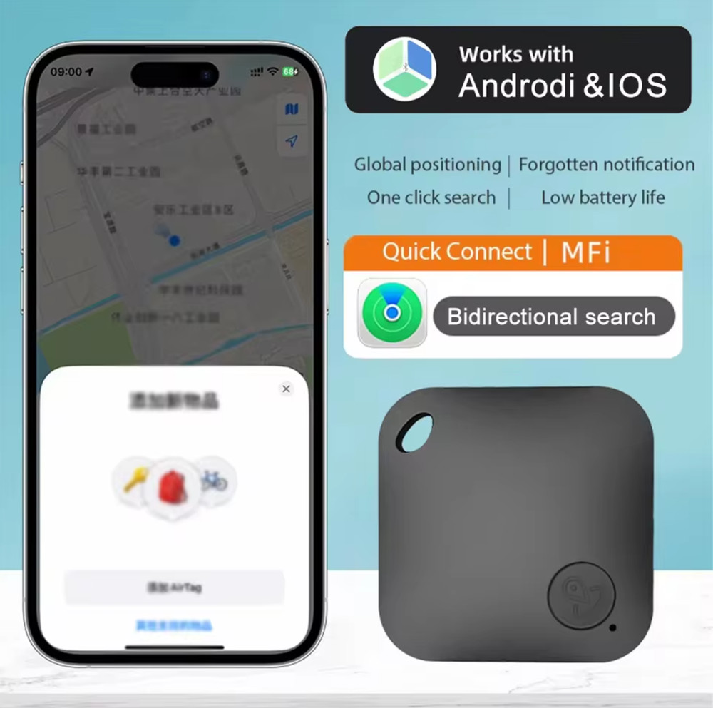 Bluetooth GPS Anti-Lost Tracker Smart Tag Wireless Locator for Car Keys Pet Dog