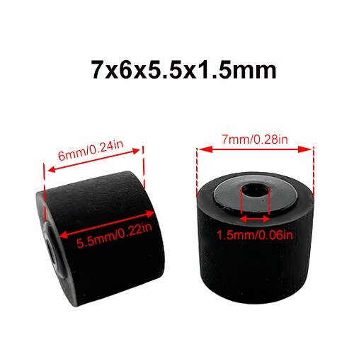 Pinch Roller for Sony Panasonic Technics Sharp Walkman Cassette Decks Boomboxes