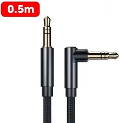 3.5Mm Jack Audio Cable 90 Degree Elbow Male to Male Speaker Aux Wire for MP3/4