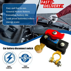 1Pcs Universal Battery Disconnect Switch 12V / 24V Cut Off Isolator for Cars RV