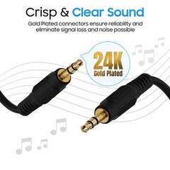 3.5mm Cable Male to Male Stereo Audio Speaker iPad PC Car Auxiliary AUX Cord USA