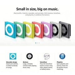 Mint Apple iPod Shuffle 4th Generation 2GB All Colors-Fast Shipping