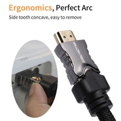 Braided&Gold-Plated HDMI 2.1 Cable Supports Ultra Resolution 8K 7680*4320p lot