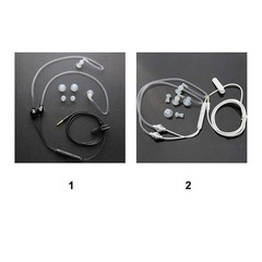 Anti Radiation Air Tube Stereo Ear Headphones In Ear Noise Cancelling Earbuds