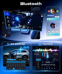 4G Android Car Radio for Ford Edge 2016 2017 2018 2019 2020 9 Inch Touchscreen