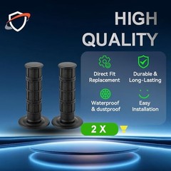 7/8” 22mm Left and Right Handlebar Grips Compatible with Polaris Sportsman