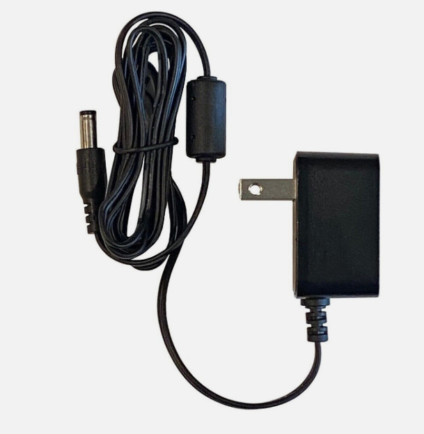 12VDC 1A Positive Center 5.5mm x 2.1mm x 10mm AC Adaptor with 58″ Inch Cable