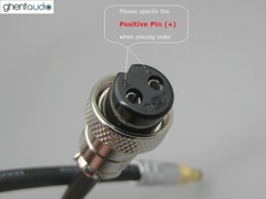DC22 — Oyaide DC plug to Aviation GX16-2 Plug Canare 4S6 DC Interconnect Cable