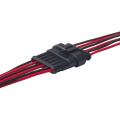 1 Set 6-Pin 6-Way Car Waterproof Male Female Electrical Wire Connector Plug