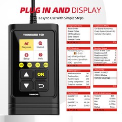 ThinkOBD 100 Auto Diagnostic Vehicle Fault Engine Code Reader OBD2 Scanner Tool