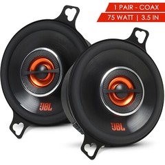 JBL 3.5″ 75W 2-WAY 3 OHM CAR AUDIO STEREO 3-1/2″ COAXIAL SPEAKERS – 1 Pair