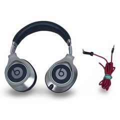 Beats by Dr. Dre Executive Over-Ear Headphones Silver Gray Black Wired A0213