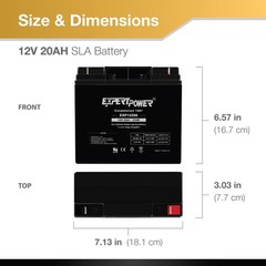 Used: 12V 20AH Rechargeable VRLA AGM Sealed Lead Acid Battery