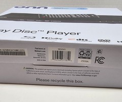 ONN Blu-ray Player HD Video Output up to 1920×1080 pixels 100147615 Black