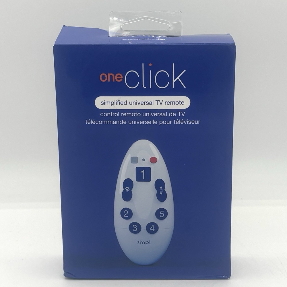SMPL TV Remote Simple Easy to Use Universal Remote Big Buttons