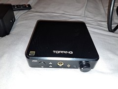Topping D50s DAC + A50 Headphone Amp + P50 Linear PSU Stack w/ Remote