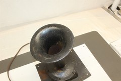 Vintage Edwards Wall Horn Speaker #310 Painted Black 10″ Long Untested