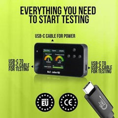 BLE caberQU V4.6 USB-C Cable Tester USB4 40Gbps 240W eMarker Bluetooth