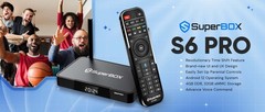 NEW 2025 Model BlACK SuperBox S6 PRO Keyboard remote BlueTooth-box free apps