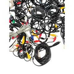 AV Cable Assorted Lot 60pc RCA S-Video Auxiliary Coaxial Adapter Connector Set