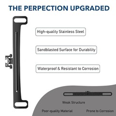 Universal Stainless Steel Backup Camera Mount – 170° Adjustable 2026 Upgraded
