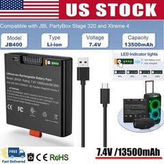 ✅Portable Battery For JBL PartyBox Stage 320 and Xtreme 4 Fast Charge 13500mAh