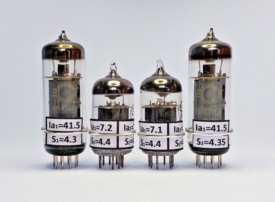 US Stock! 6P1 pair + 6N1 pair (4pcs) Matched & Balanced TUBES Upgrade Nobsound
