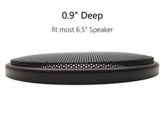 6.5″ Speaker Grill Covers – Car Subwoofer Protector, ABS Plastic & Metal Mesh, 2