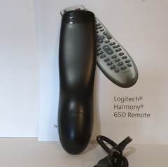Logitech OEM Original Harmony 650 Wireless Remote Control Silver Black USB