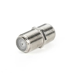 F Type Female to Female F81 UHF Coaxial Coupler for TV RG-6 RG-59 75 Ohm Cable