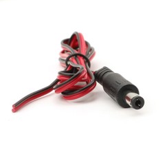 1M RCA Video Cable For Car Rear View Camera Detection Repair Wire 12V Power Plug