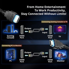 5 Pack 3ft HDMI Cable 4K 1080p High Speed Lot for TV PS5 PS4 Xbox PC MonitorBulk