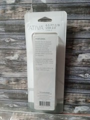 ATIVA C/B USB 2.0 Cable 6.5 FR USB-C Printers,scanners, External Storage