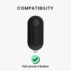 Silicone Key Fob Cover Compatible with Fiat Lancia 3 Button Car Italy 07-09-01